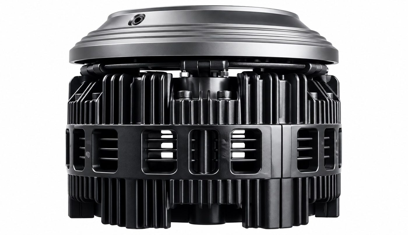Freio pneumático Rucke DBS 250 montado com ventilador de alta performance